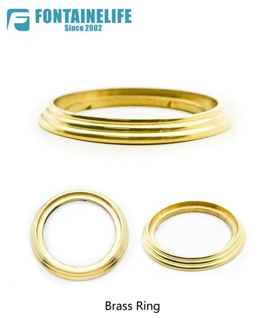 o - رنگ کے ساتھ پیتل کے اسپاٹ کا احاطہ